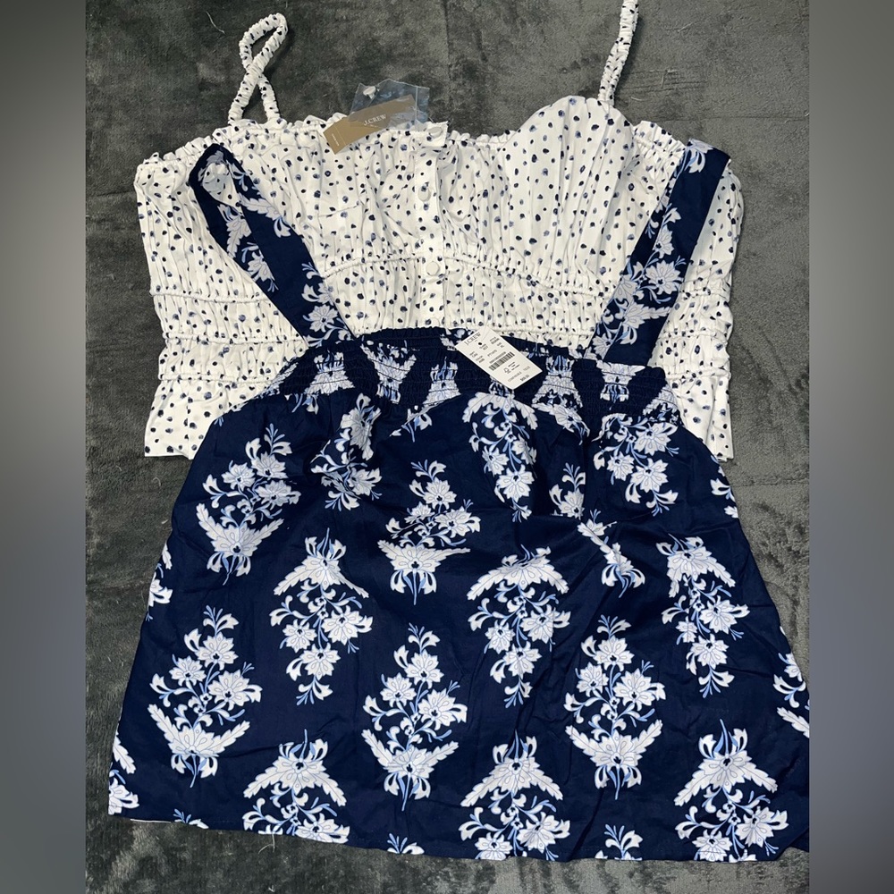 J. Crew XL NEW halter tops VaCaTiOn lot of 2